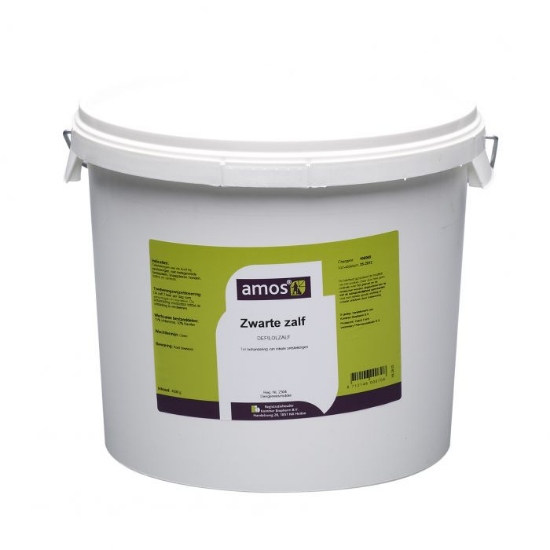 Afbeeldingen van Zwarte zalf Amos 4,5 kg