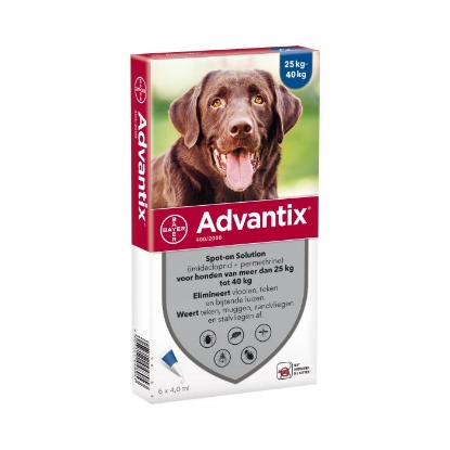 Afbeeldingen van Advantix 400/2000 Spot-on > 25 kg 6 pipetten