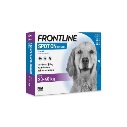 Afbeeldingen van Frontline hond L 20-40 kg 6 pipetten
