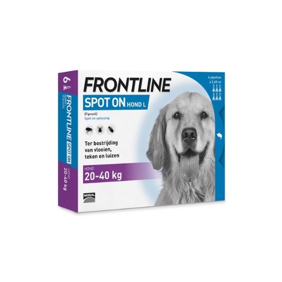 Afbeeldingen van Frontline hond L 20-40 kg 6 pipetten