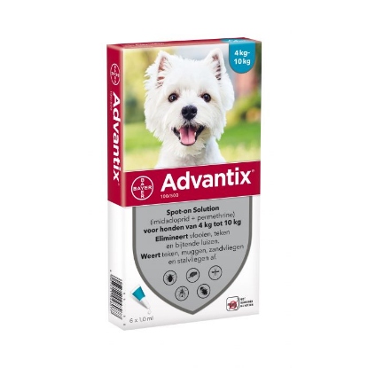 Afbeeldingen van Advantix 100/500 Spot-on 4-10 kg 6 pipetten