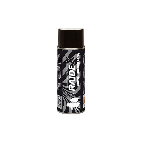 Afbeeldingen van Merkspray Raidex Zwart V/Rv (500 ml)