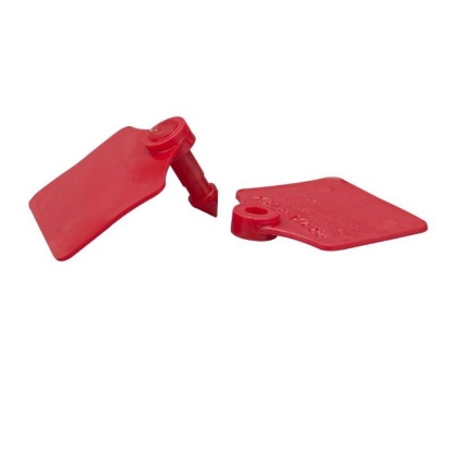 Afbeeldingen van Prima-flex 1 onbedrukt rood 50 stuks