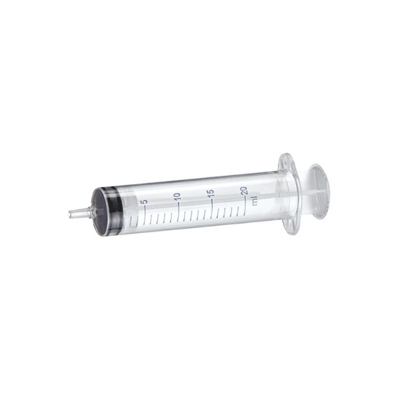 Afbeeldingen van Wegwerpspuit 20 ml luer 3-delig