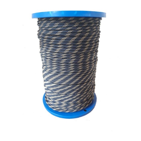 Afbeeldingen van Touw (5mm) t.b.v. hijs-set (breekkracht 1.000kg)