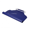 Afbeeldingen van Melkschort blauw PE-gecoat
