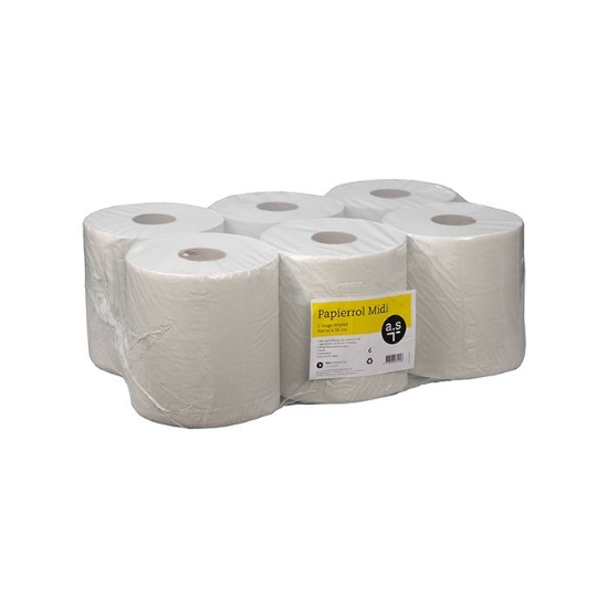 Afbeeldingen van a.s papierrol midi 1-laags 6 rol