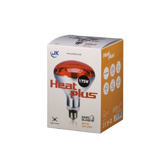 Afbeeldingen van Warmtelamp Heat Plus 175W rood BR125