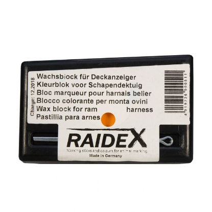 Afbeeldingen van Kleurblok metaal Raidex oranje