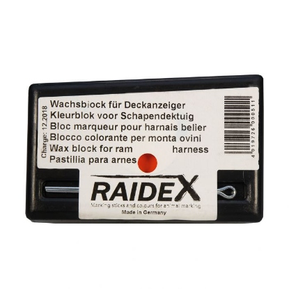 Afbeeldingen van Kleurblok metaal Raidex rood