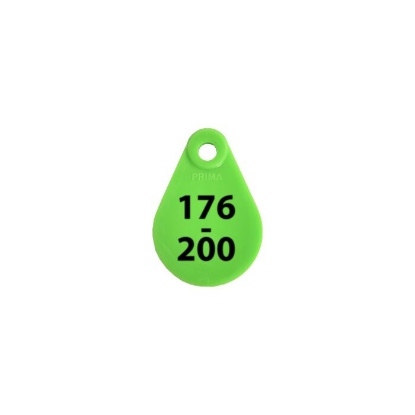 Afbeeldingen van Nekplaatje groen 176-200