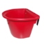 Afbeeldingen van Voerbak met ophangbeugel rood