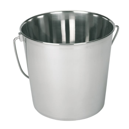 Afbeeldingen van RVS emmer 8,5 l