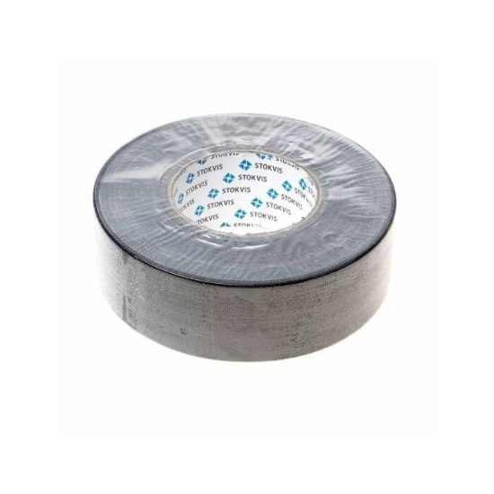 Afbeeldingen van Ducttape Zwart 50mm x 50m