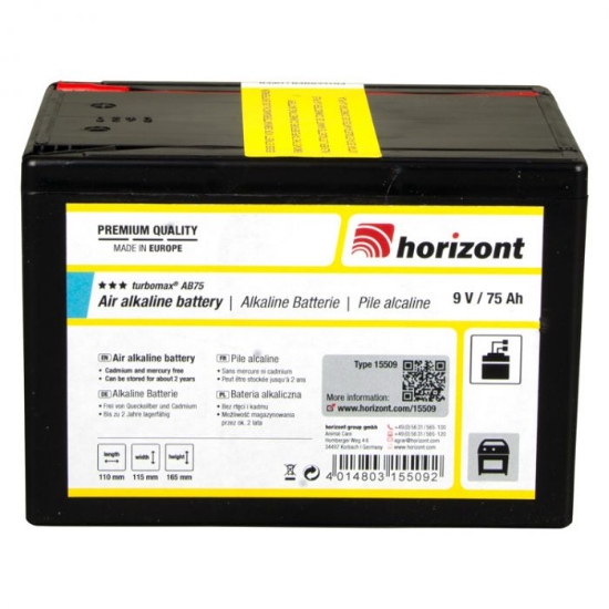 Afbeeldingen van Batterij 9V TURBOMAX AB75