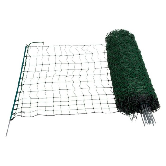 Afbeeldingen van Kippennet Ranger® 105cm x 25m. (niet-elektrificeerbaar) - enkele pen