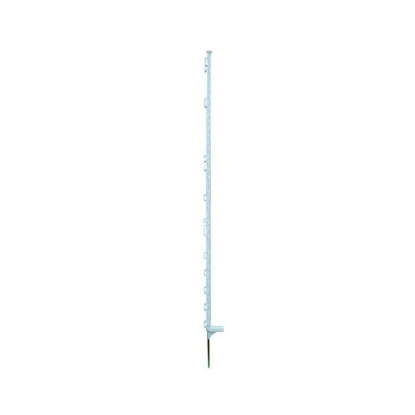 Afbeeldingen van Kunststofpaal EXTRA wit 169 cm 10 stuks