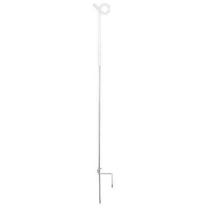 Afbeeldingen van Veerstalen paal met krul 109cm (10 stuks)