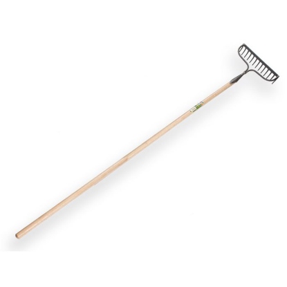 Afbeeldingen van Beugelhark De Wit 13 tands met essen steel 170 x 3 cm