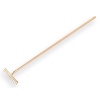 Afbeeldingen van Tuinhark 12t gebogen incl. dul en steel 160 x 2,8 cm