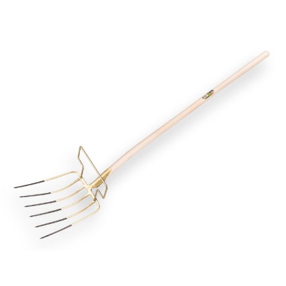 Afbeeldingen van Bladvork Offner 36 cm met beugel en steel 130 cm