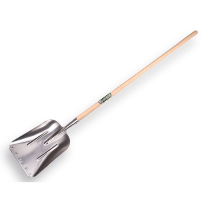 Afbeeldingen van Graanschop Zweeds model gehard alu. met strip - 130 cm steel