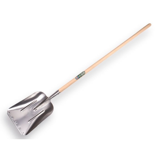Afbeeldingen van Graanschop Zweeds model gehard alu. met strip - 130 cm steel