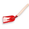Afbeeldingen van Betonschop Rood gelakt 0 gehard, met Blijham dubbel gebogen 110 cm