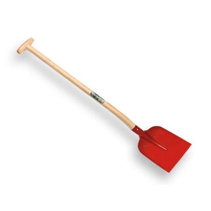 Afbeeldingen van Betonschop rood gelakt, gehard met Atlas Schopsteel 110 cm ? O
