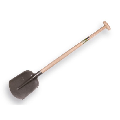 Afbeeldingen van Steekbats Atlas 1/4 OOO grijs gelakt met Atlas Schopsteel 100 cm