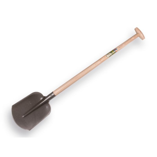 Afbeeldingen van Steekbats Atlas 1/4 OOO grijs gelakt met Atlas Schopsteel 100 cm