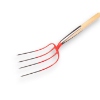 Afbeeldingen van Mestvork Offner 4 tands met dubbele veren met T-steel 100 cm