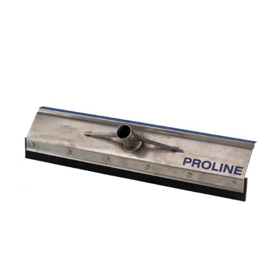 Afbeeldingen van Mestschuif Proline 55 cm RVS met versteviging