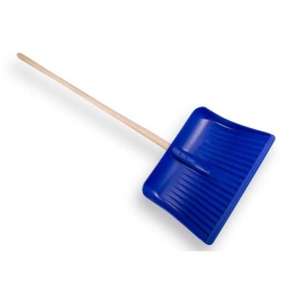 Afbeeldingen van Sneeuwbats kunststof bol 50 x 40 cm met essen batsesteel 130 cm