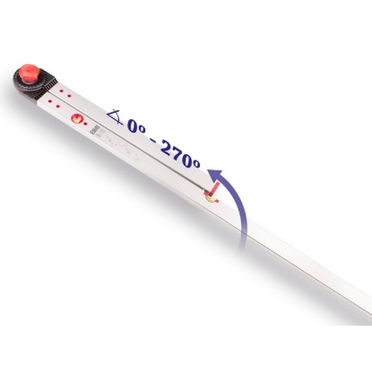 Afbeeldingen van BMI hoekmeter 100 cm /150 cm benen