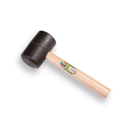 Afbeeldingen van Rubberhamer nr.8 zacht 70 shore 1,5 kg