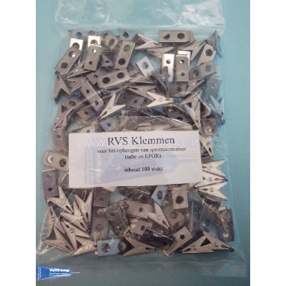 Afbeeldingen van KLEMMETJES VOOR INSEMINATIEVEREN, RVS
