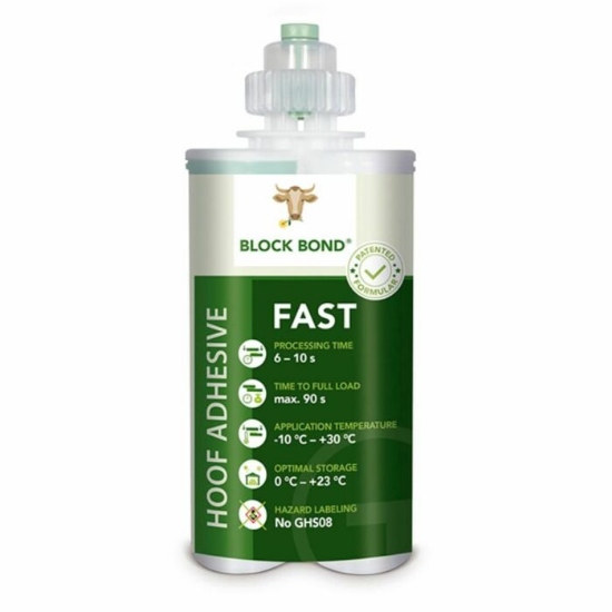 Afbeeldingen van Block Bond Hoof Adhesive - FAST - 200ml