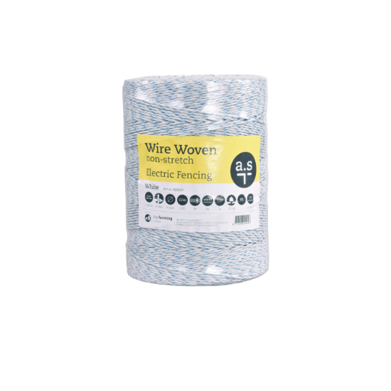 Afbeeldingen van A.s Wire Woven White (1.000m)