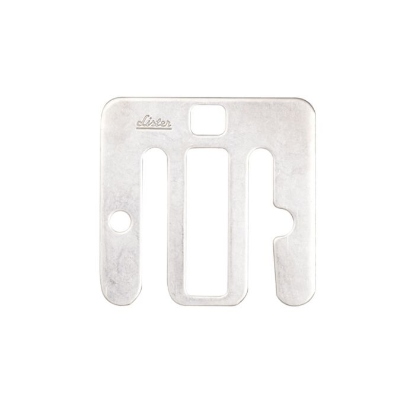Afbeeldingen van Lintverbindingsplaat RVS 40mm (5 stuks)