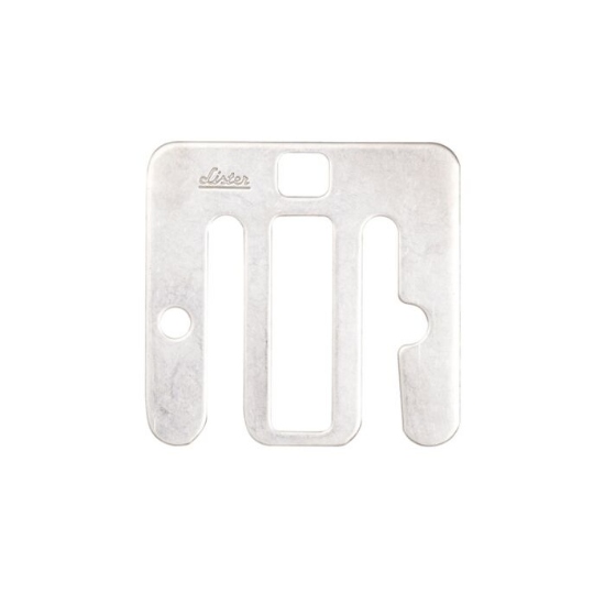 Afbeeldingen van Lintverbindingsplaat RVS 40mm (5 stuks)