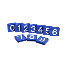 Afbeeldingen van Schuifnummer blauw nr. 7