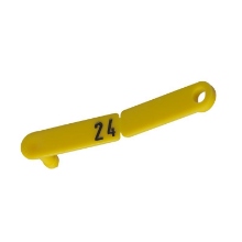 Afbeeldingen van Rototag geel 701-800