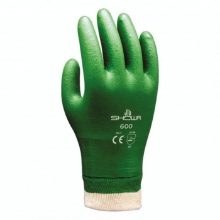 Afbeeldingen van Handschoen SHOWA 600 PVC Green mt XL