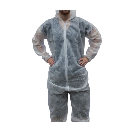 Afbeeldingen van Overall Non Woven wit mt XL