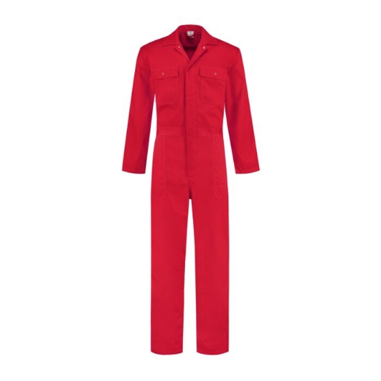 Afbeeldingen van Overall met drukknopen - Rood - mt. 62