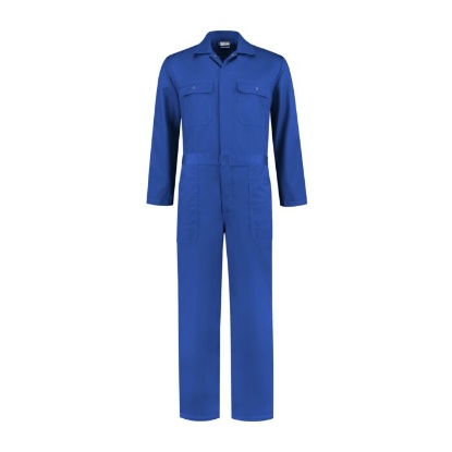 Kinderoverall ritssluiting Polyester/Katoen - Korenblauw
