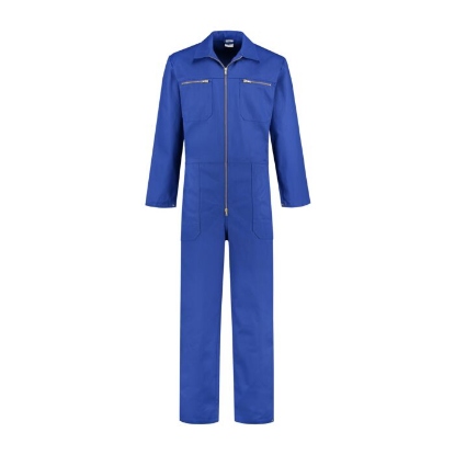 Rallyoverall ritssluiting 100% Katoen - Korenblauw