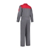 Overall drukknoppen 100% Katoen - Grijs/Rood