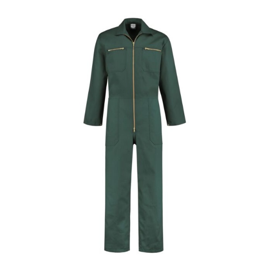 Afbeeldingen van Rally overall 100% katoen -Flessengroen - mt. 55